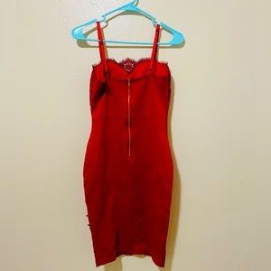 Super cute bright red dress, worn once!